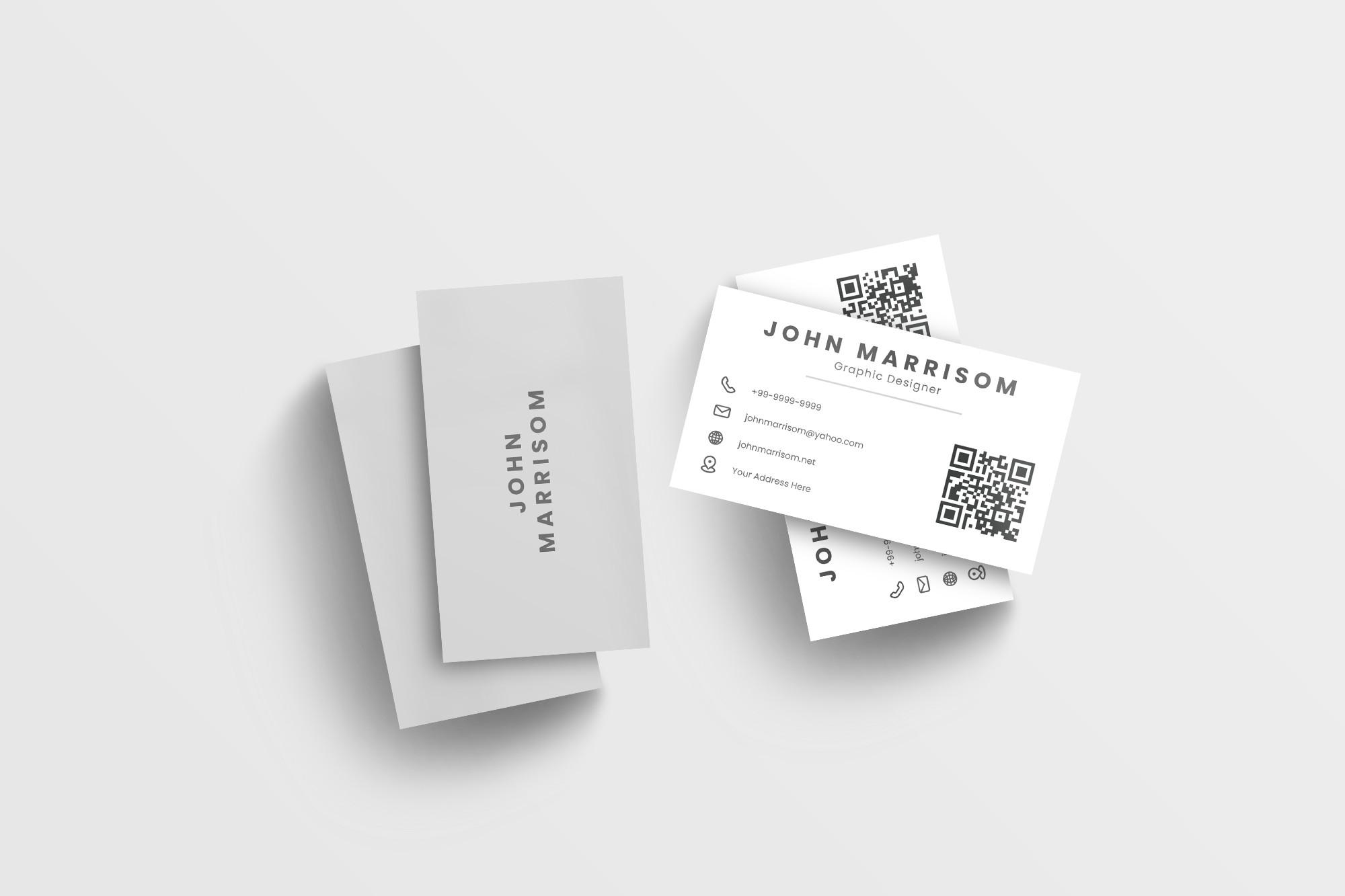 Minimalist Business Card Design Template