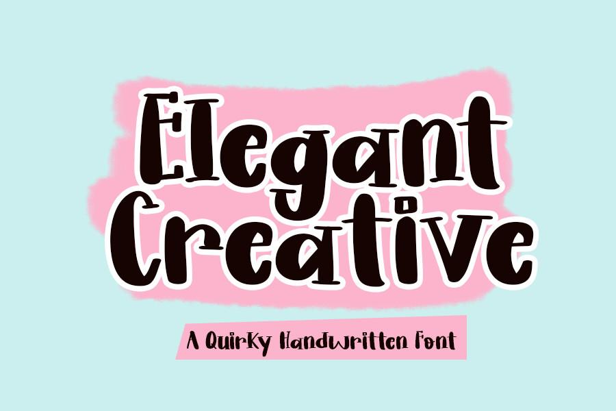 Elegant Creative Font