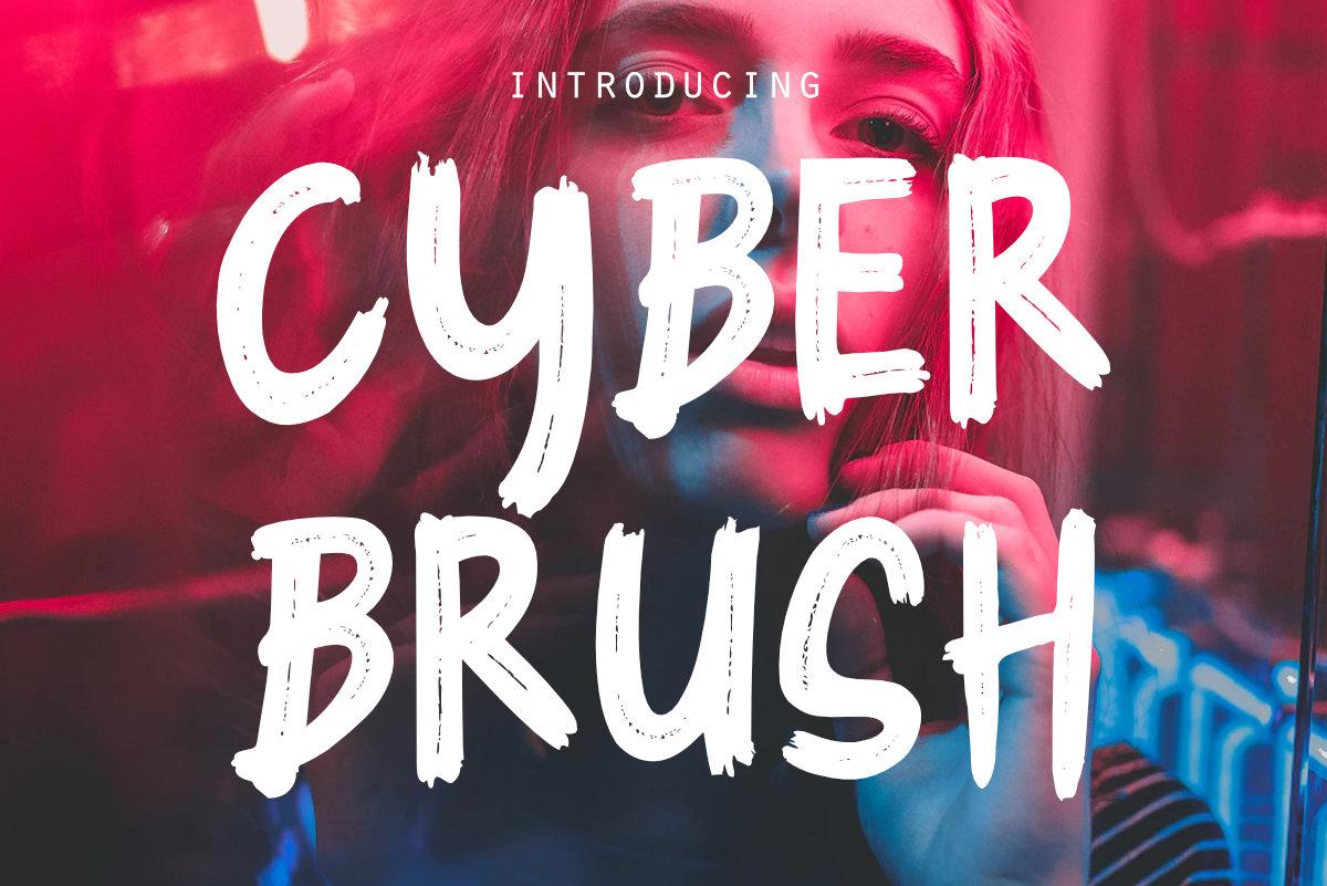 Cyber Brush Font