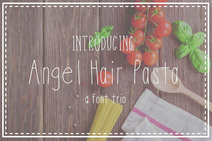 Angel Hair Pasta Font