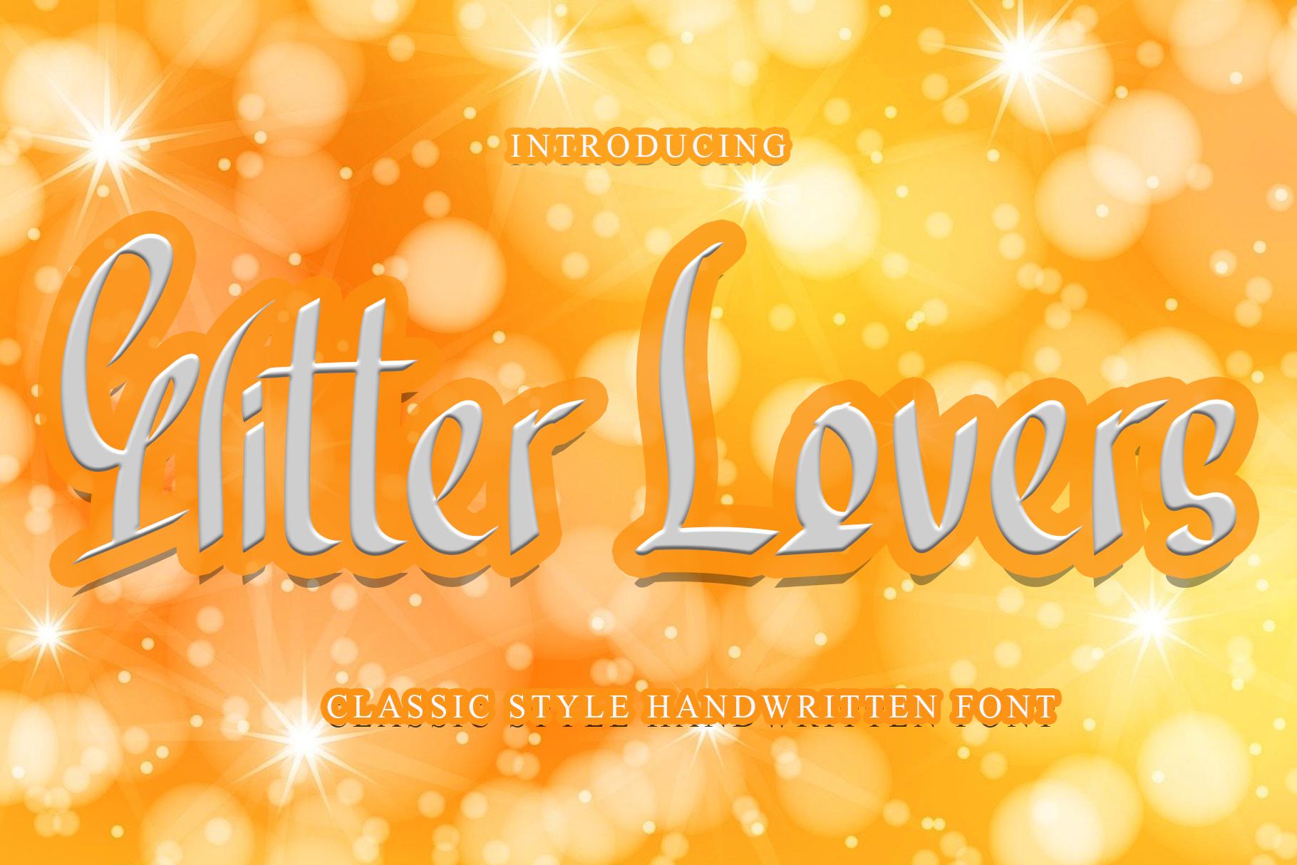 Glitter Lovers Font