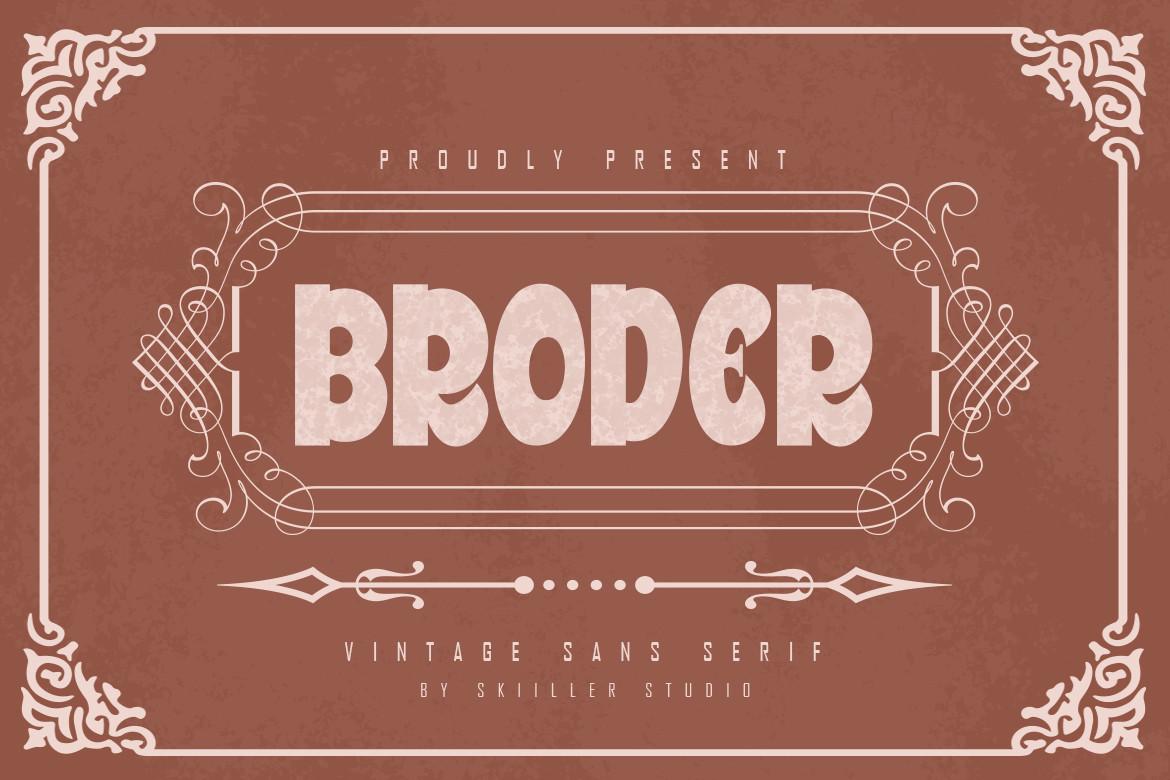 Broder Font