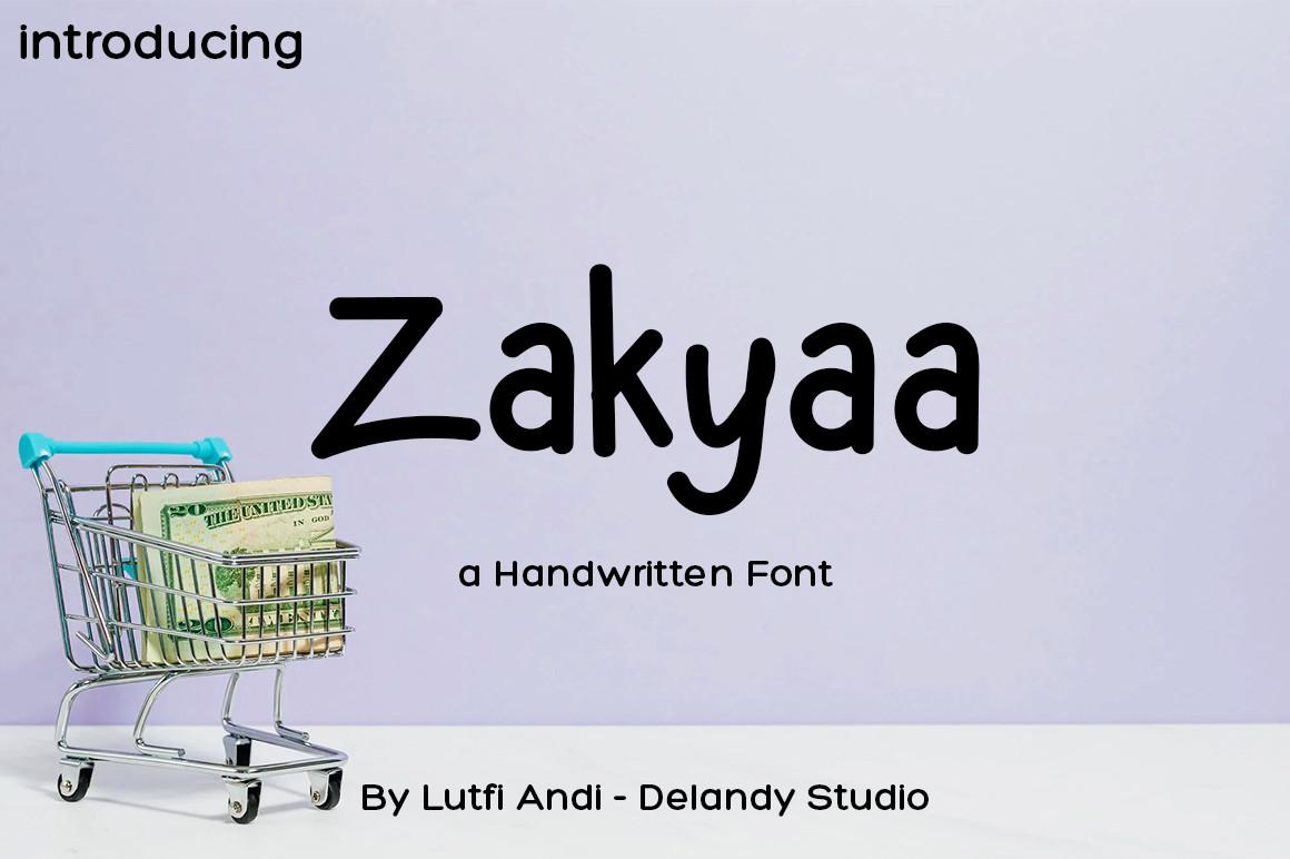 Zakyaa Font