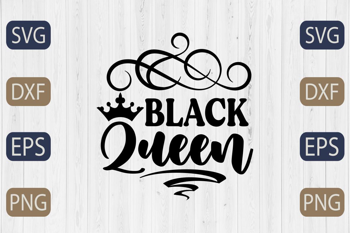 Black Queen Svg