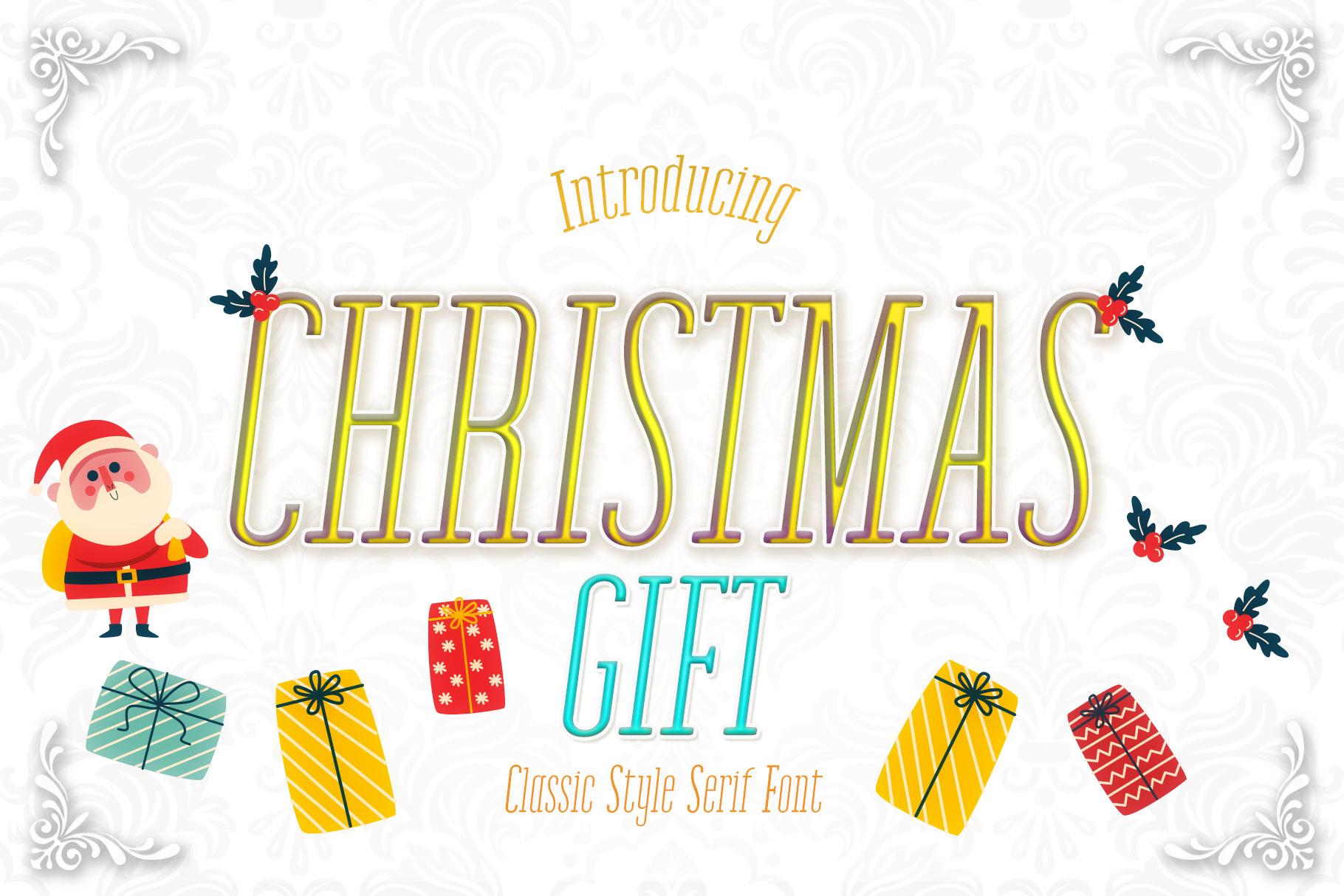 Christmas Gift Font