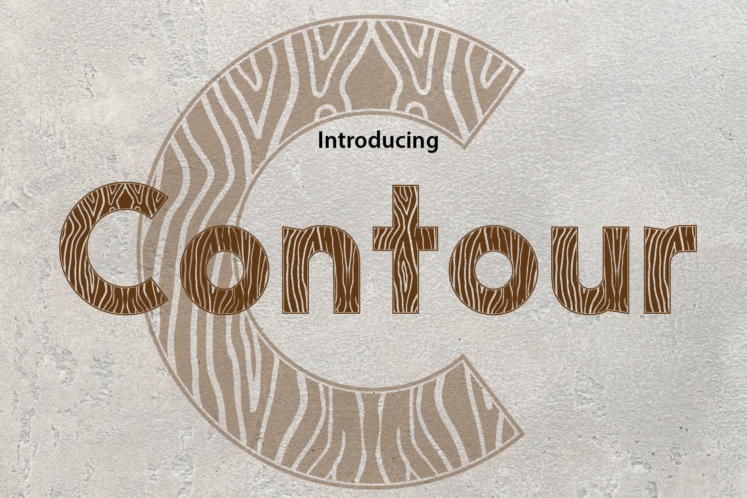 Contour Font