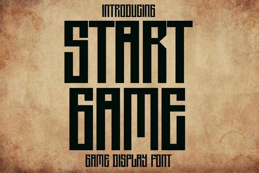 Start Game Font