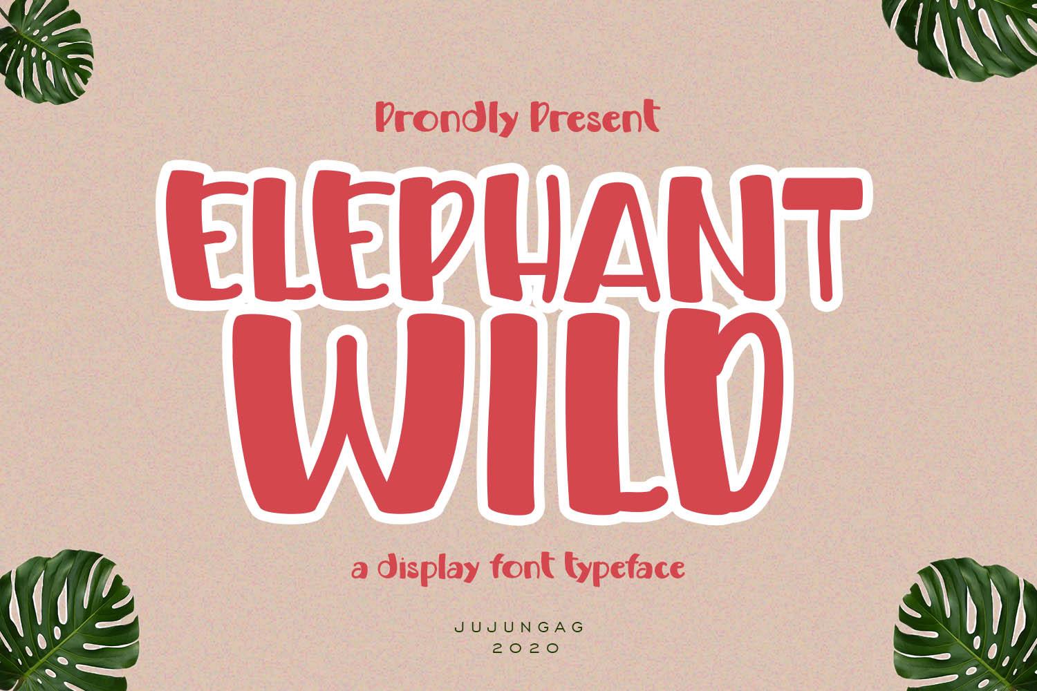 Elephant Wild Font