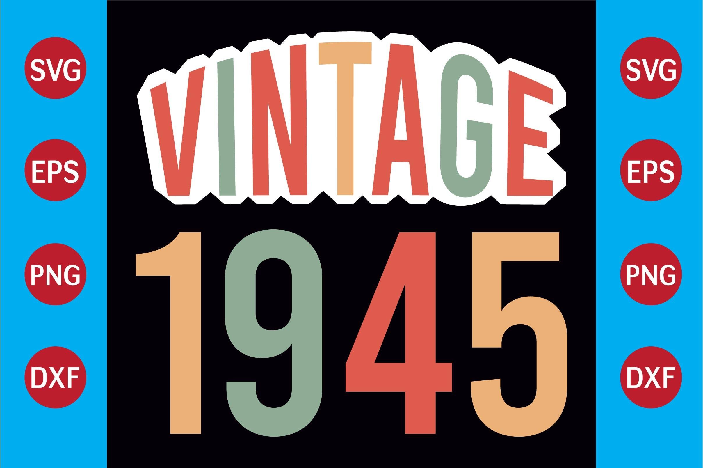 Vintage 1945  T-shirt Design