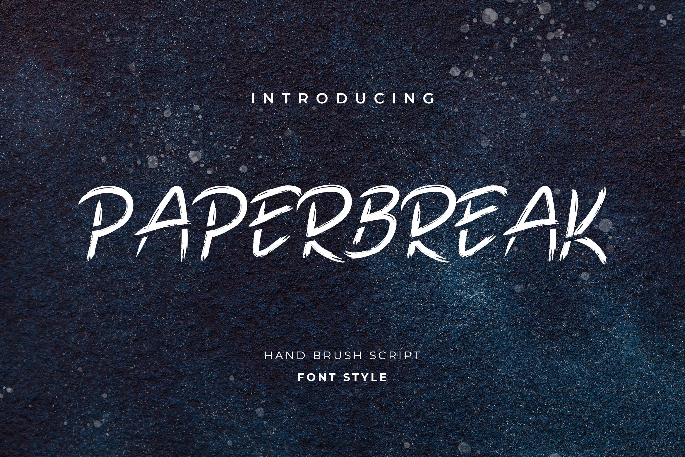 Paperbreak Font