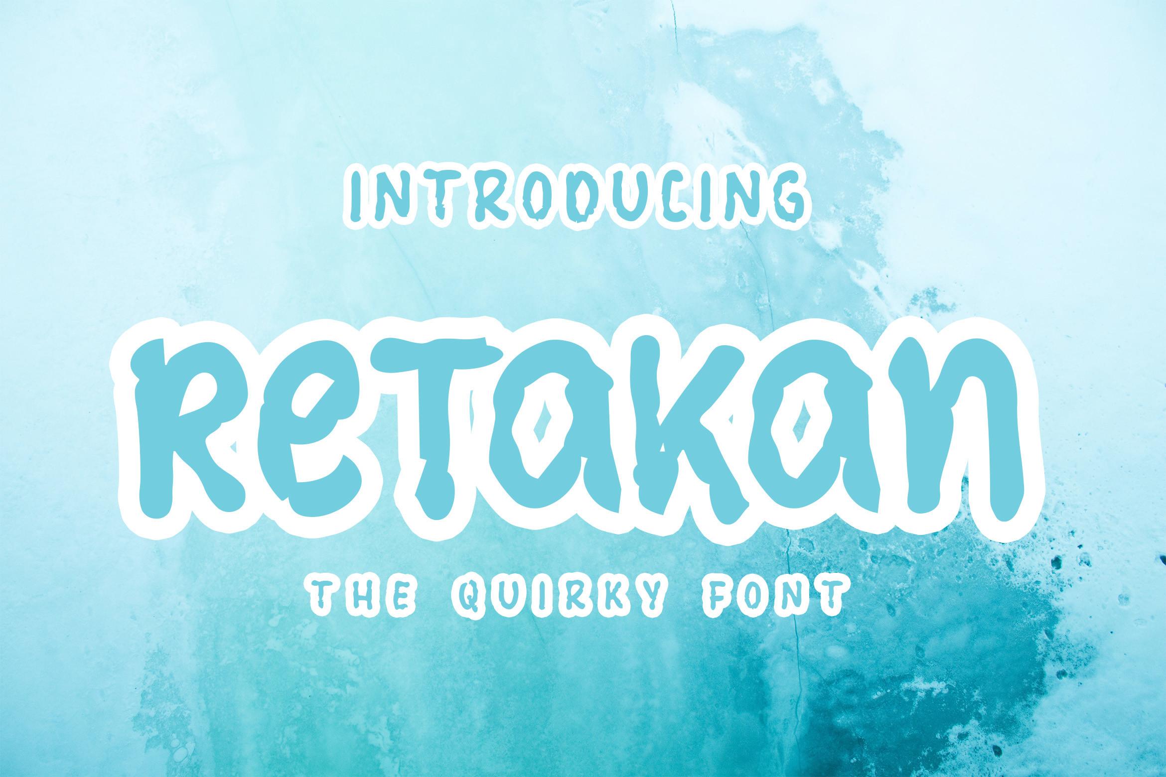 Retakan Font
