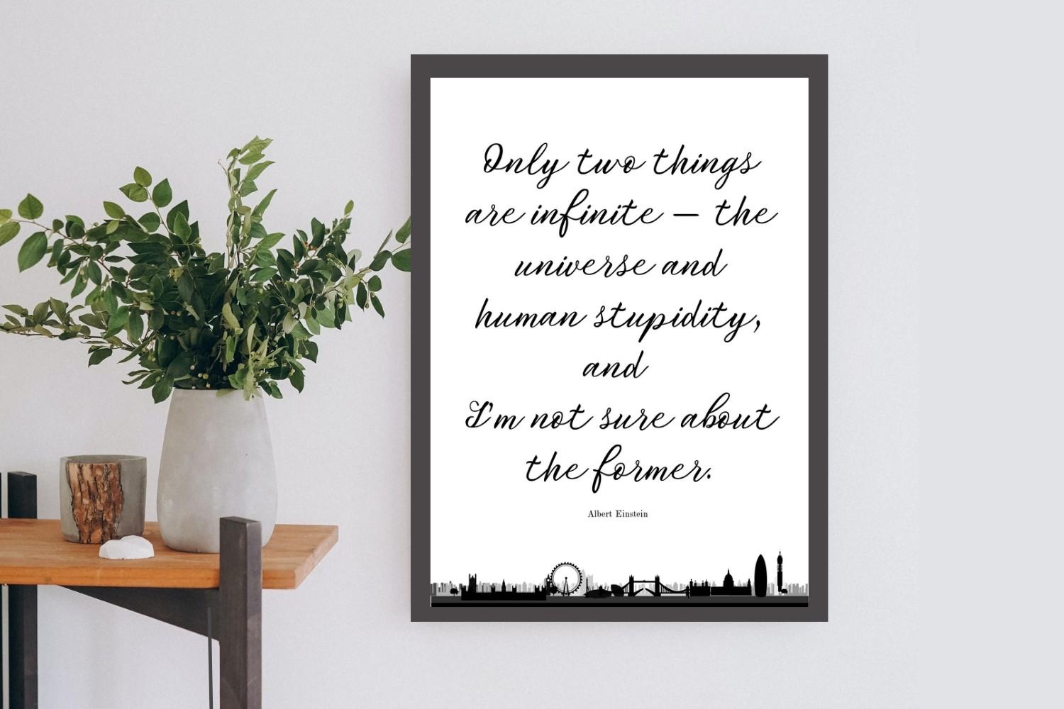 Motivational Phrase Poster, Wall Decor