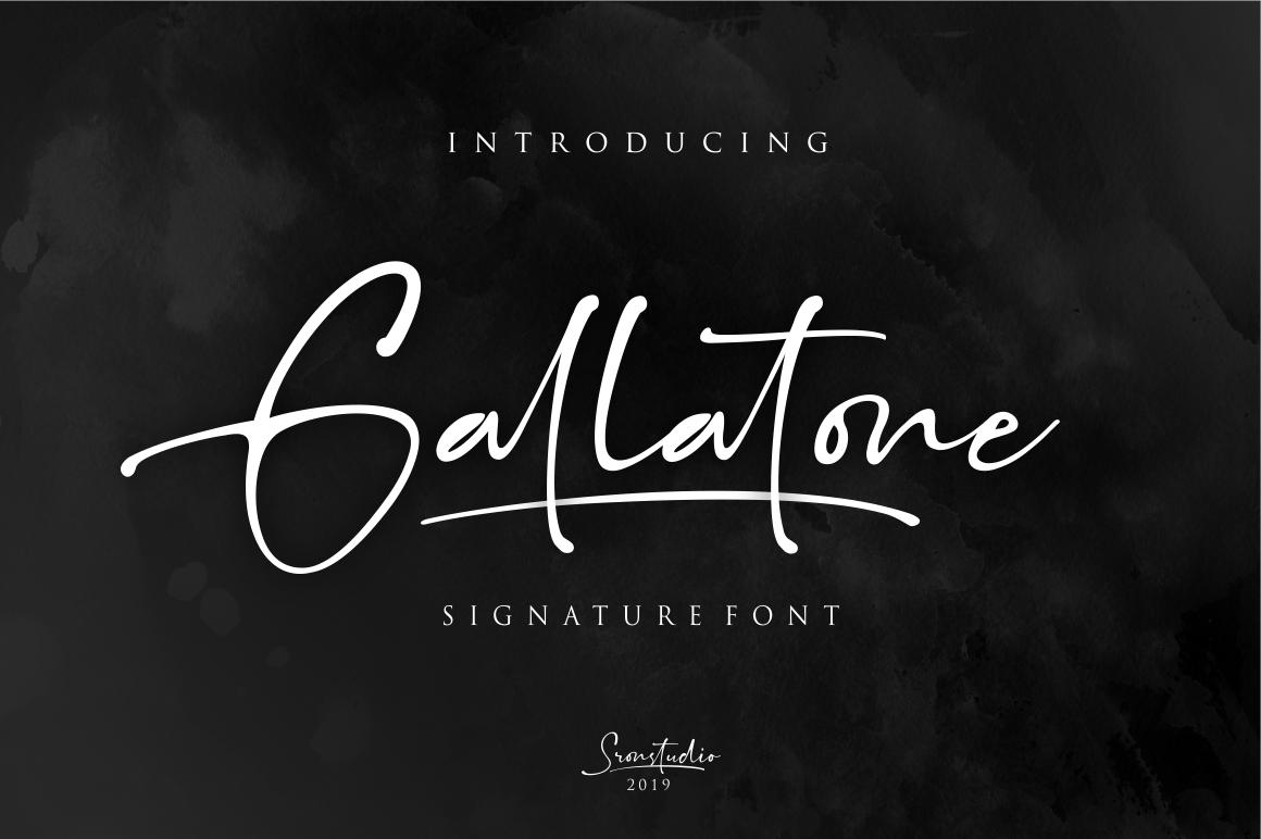 Gallatone Font