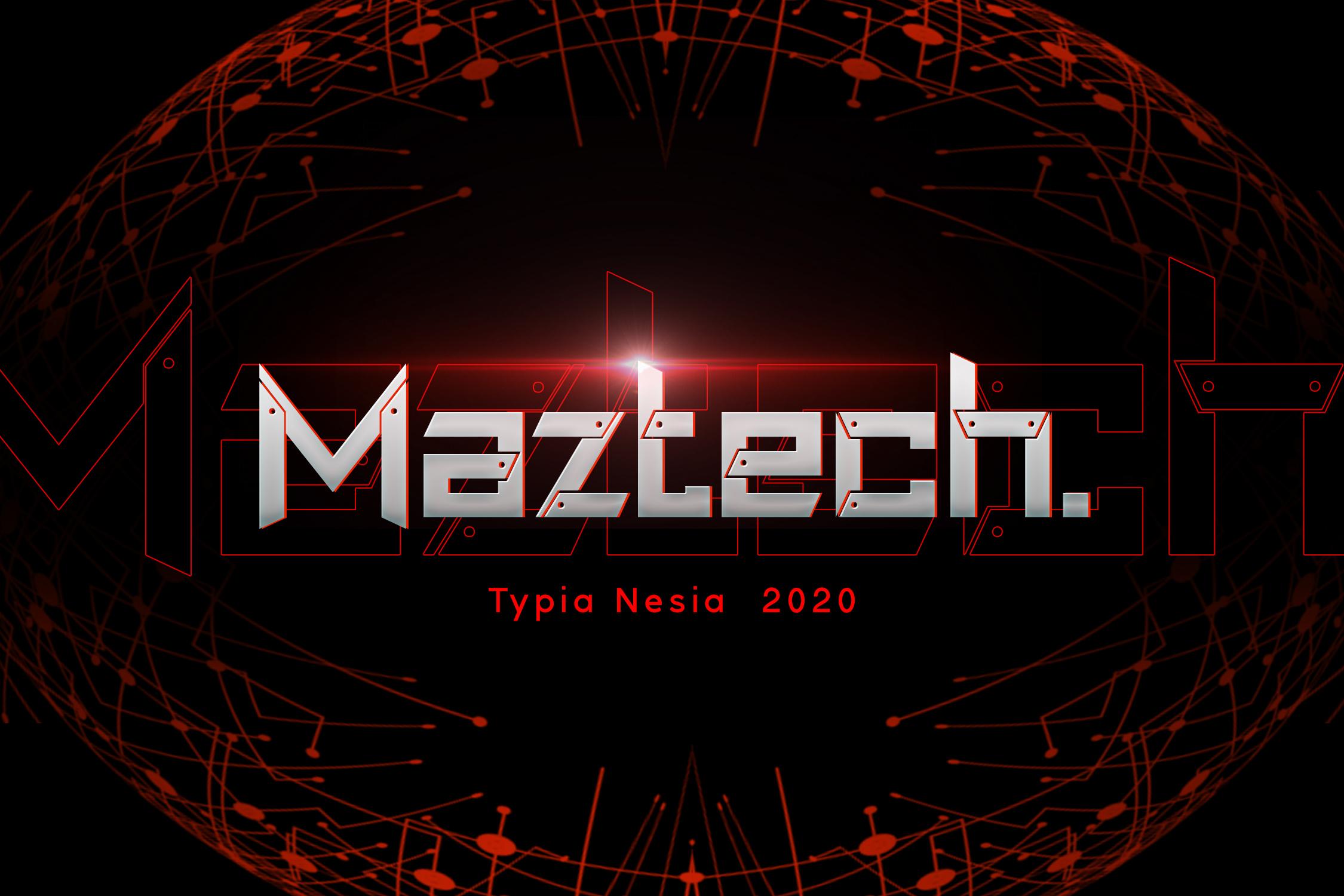 Maztech Font