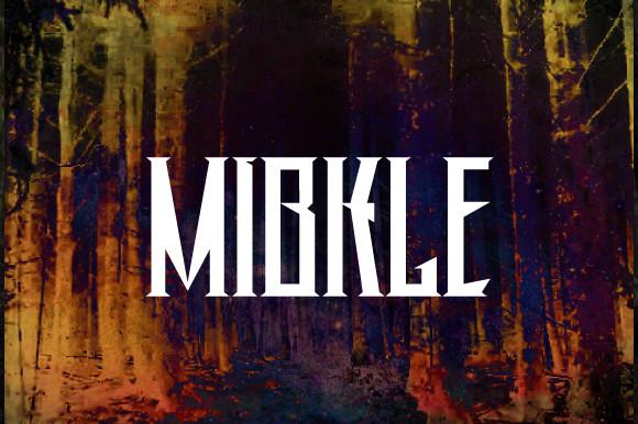 Mibkle Font