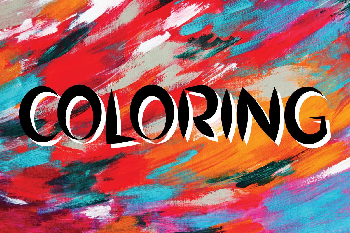 Coloring Font