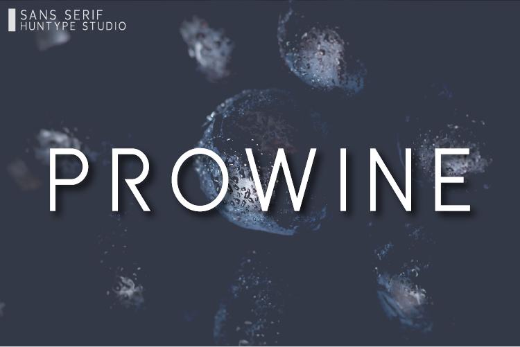 Prowine Font