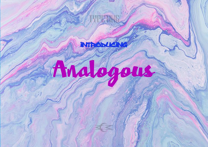 Analogous Font