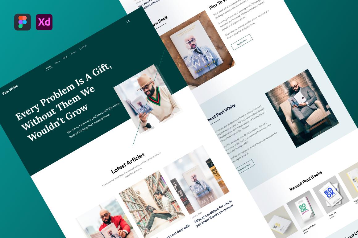Author or Writers Blog Website