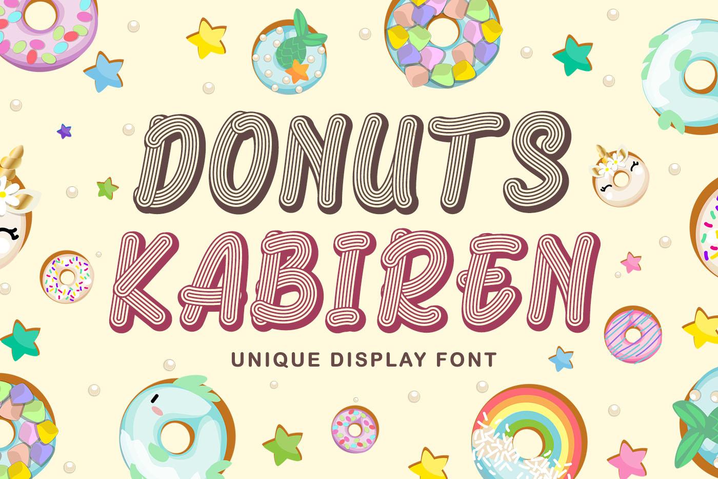 Donuts Kabiren Font