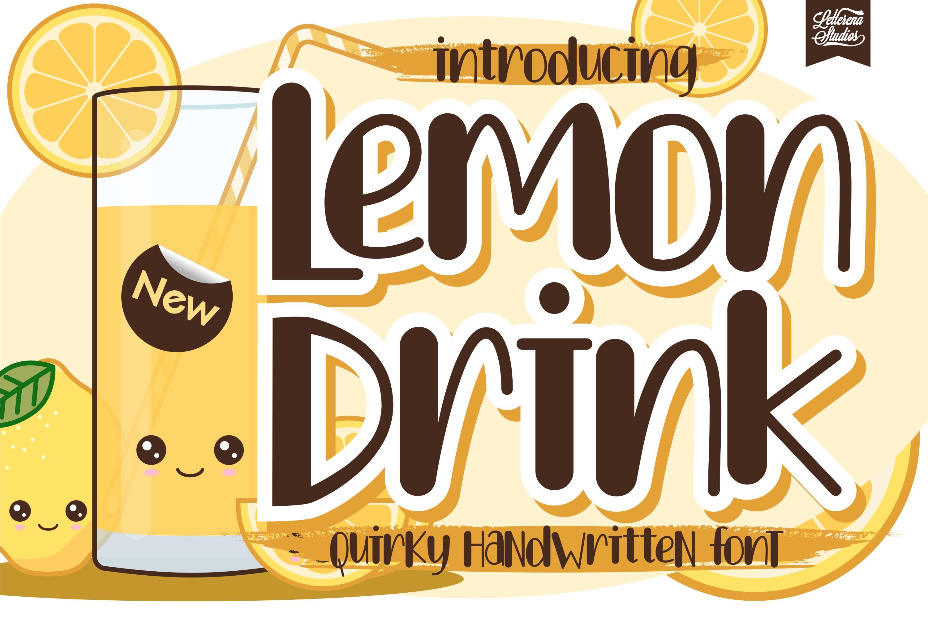 Lemon Drink Font