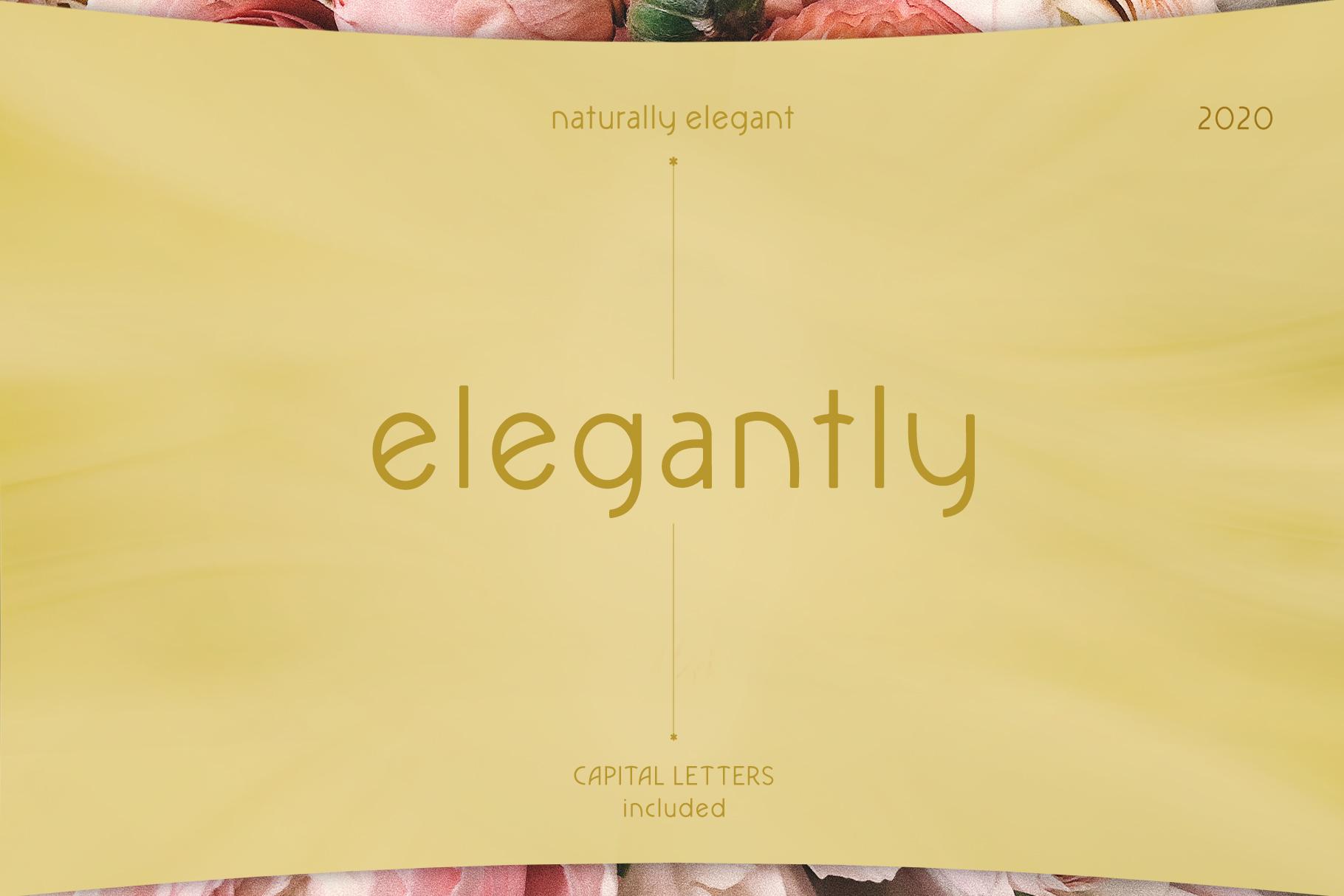 Elegantly Font