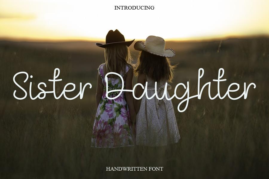 Sister Daughter Font
