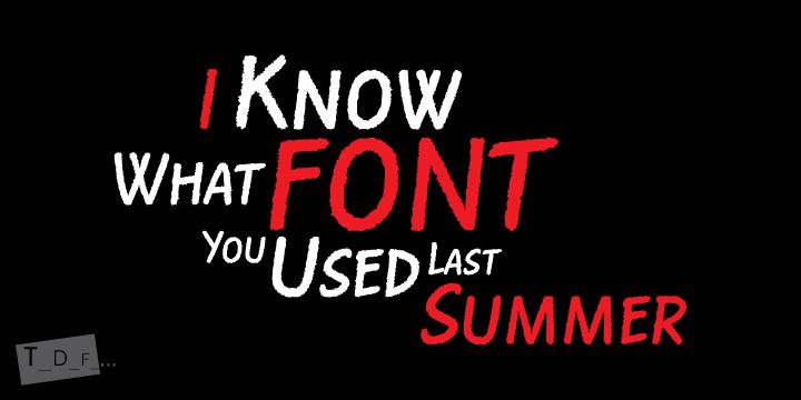 Rough the Type Font