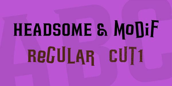 Headsome Modif Font