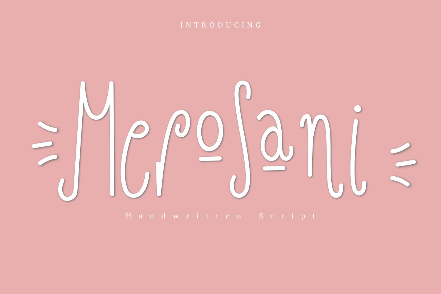 Merosani Font