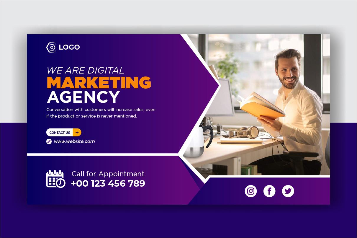 Digital Marketing Web Banner Template