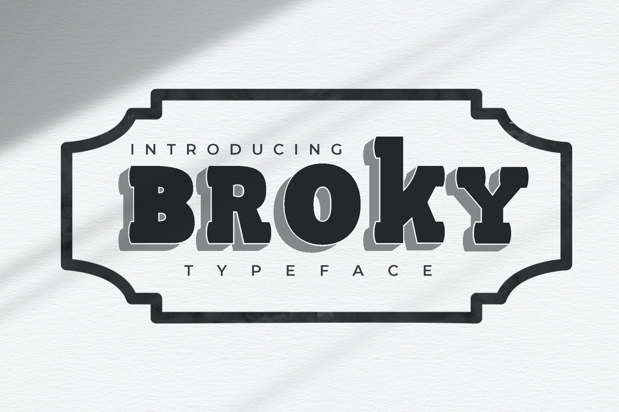Broky Font