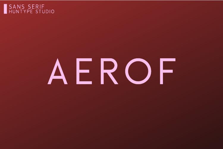 Aerof Font