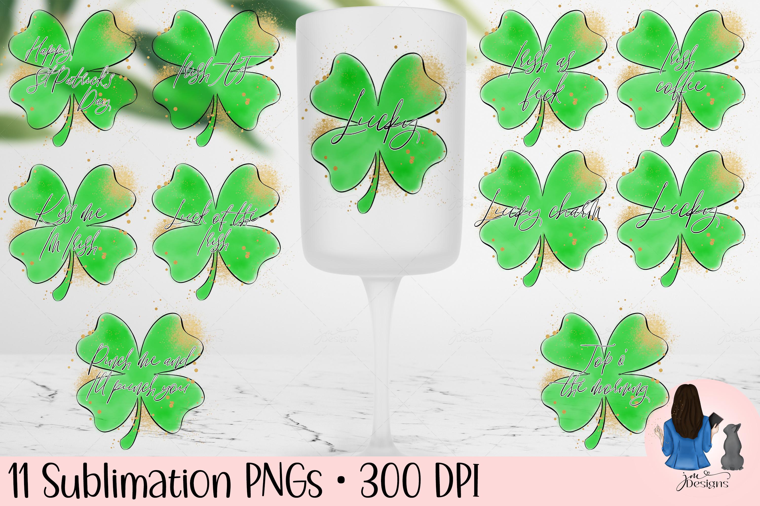 St Patrick's Day Shamrock Sublimation