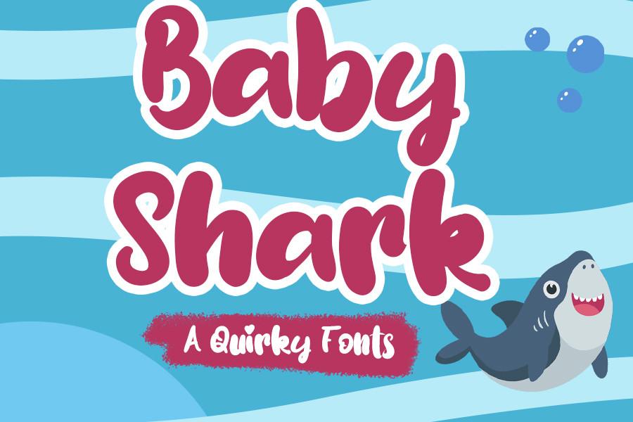 Baby Shark Font