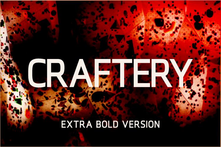 Craftery Extra Bold Font