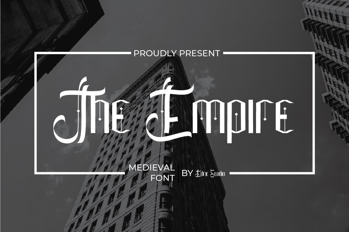 The Empire Font