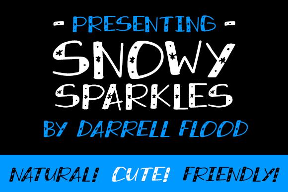 Snowy Sparkles Font