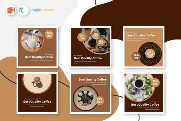 Template Instagram Business Ward Coffee