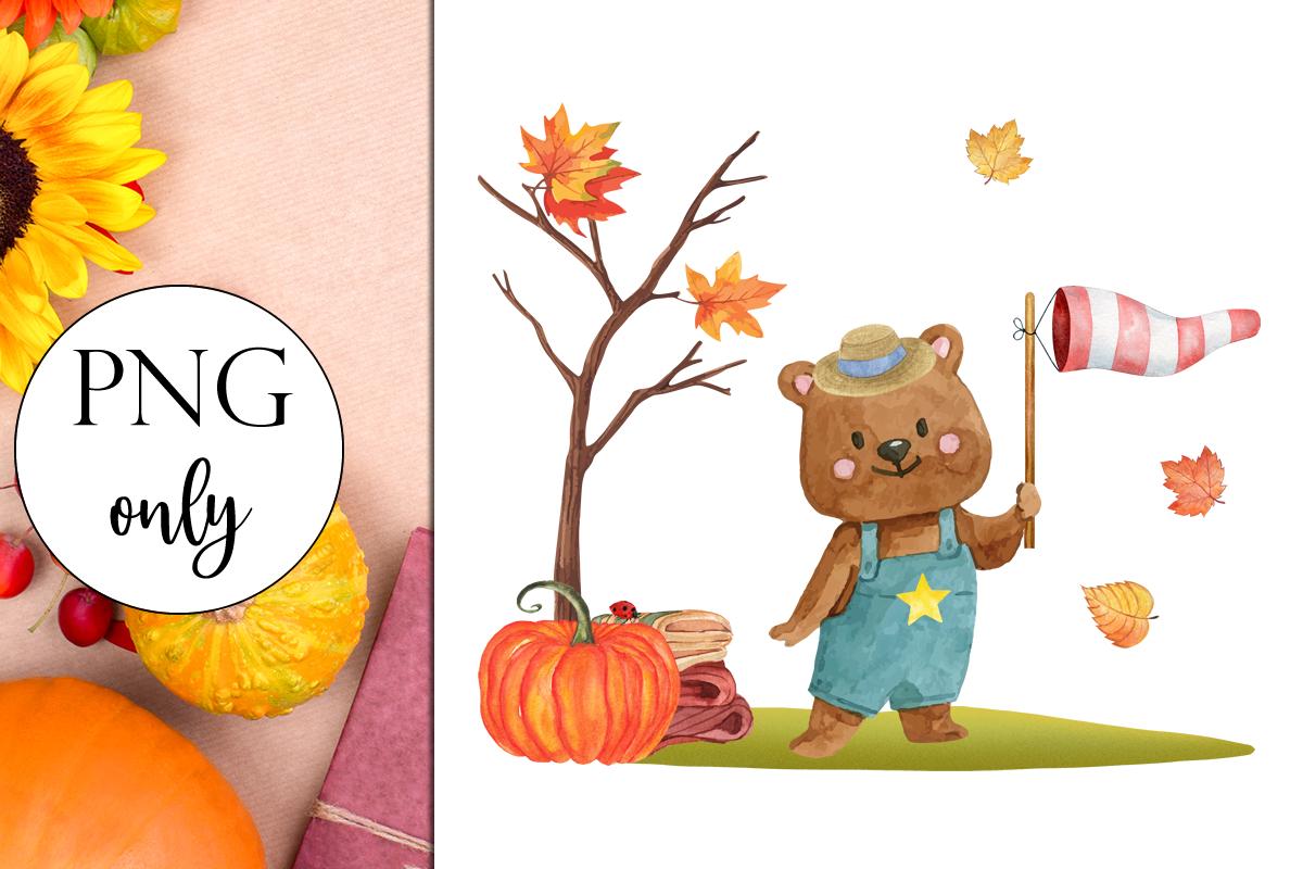 Autumn Bear Testing the Wind