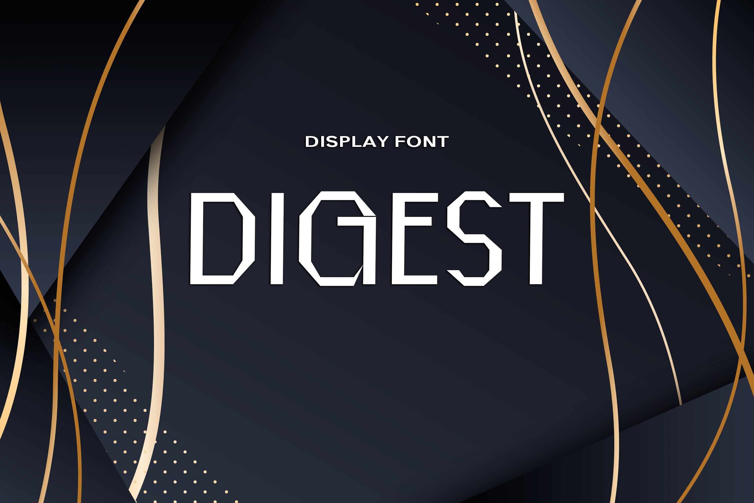 Digest Font