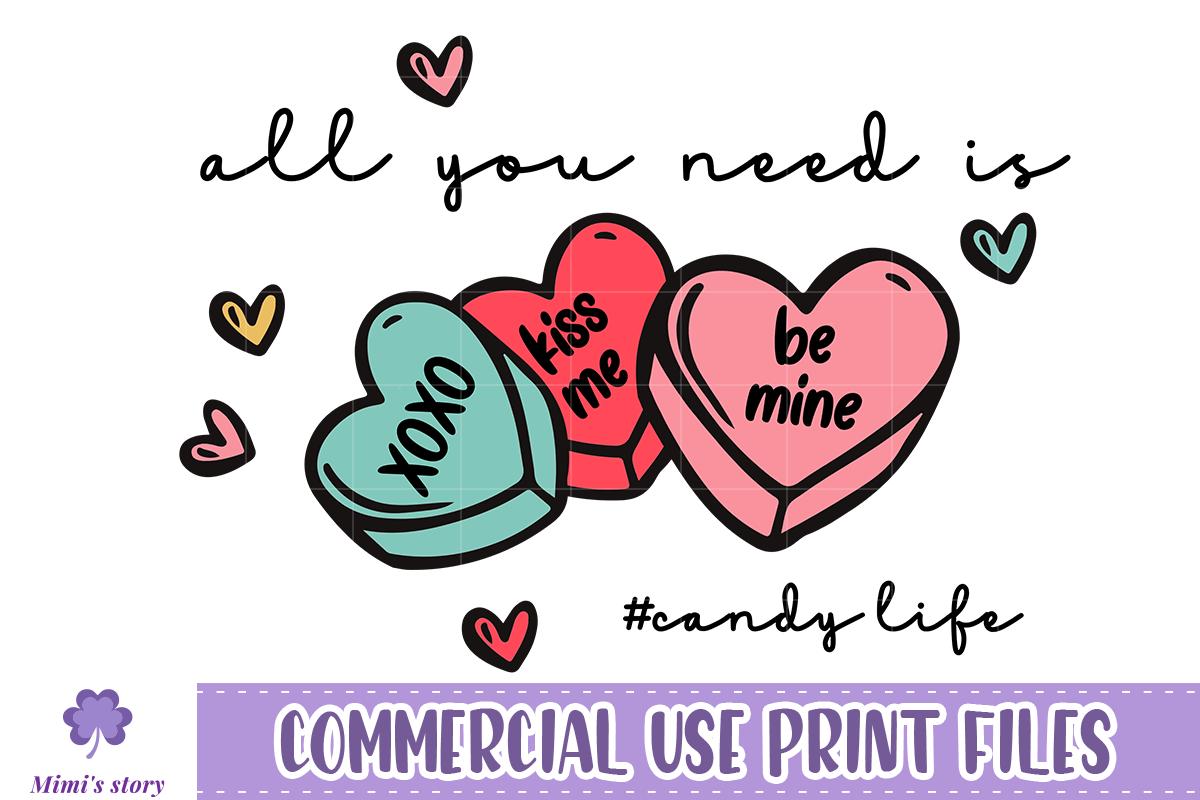 Candy Valentine Sublimation