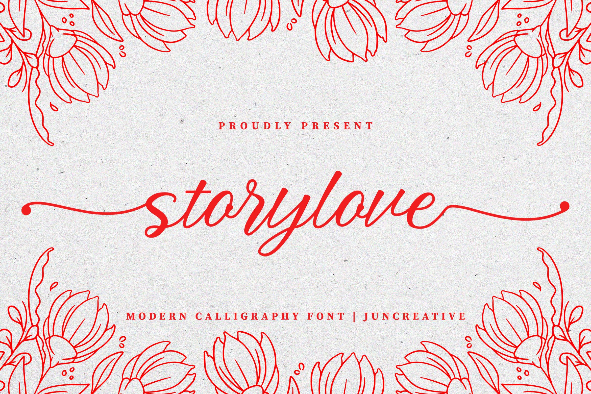 Storylove Font
