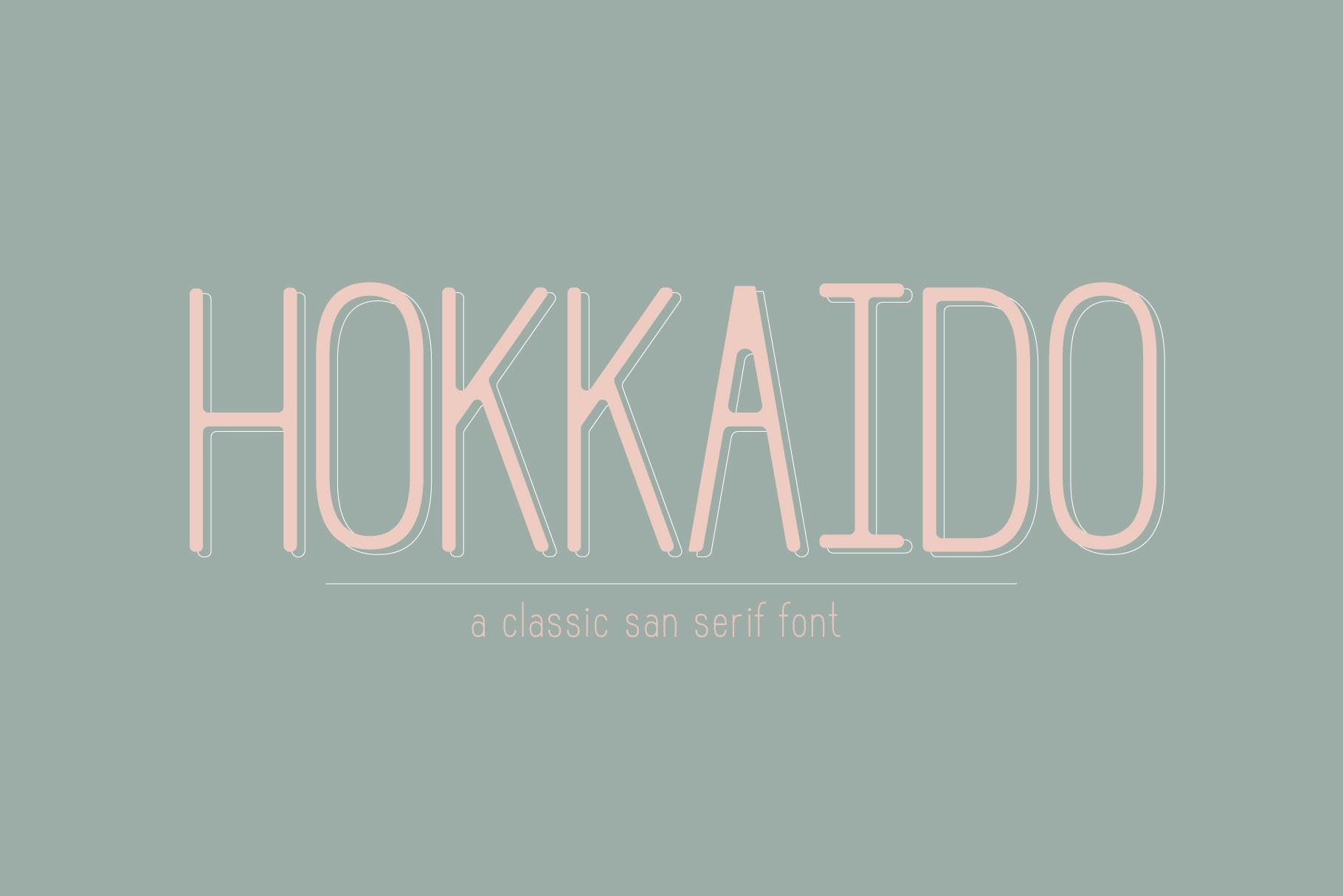 Hokkaido Font