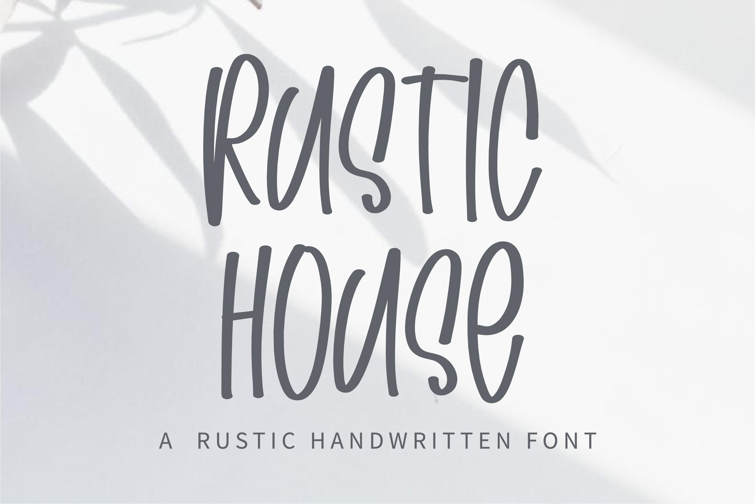 Rustic House Font