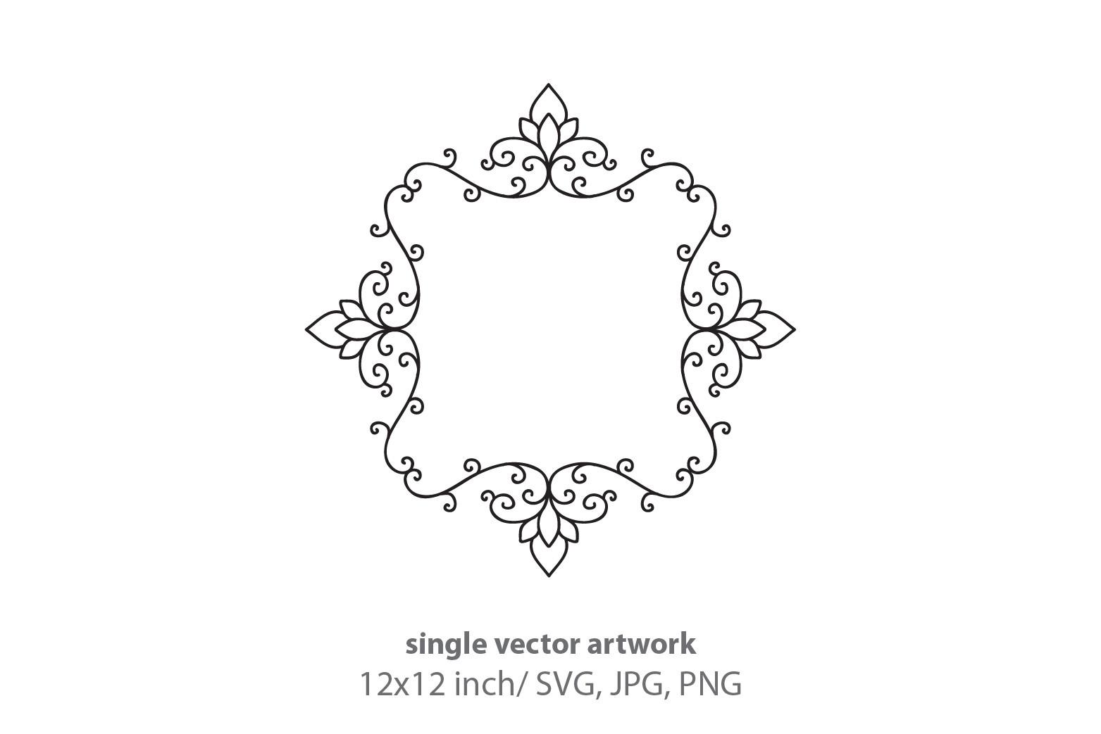 Empty Ornamental Frame