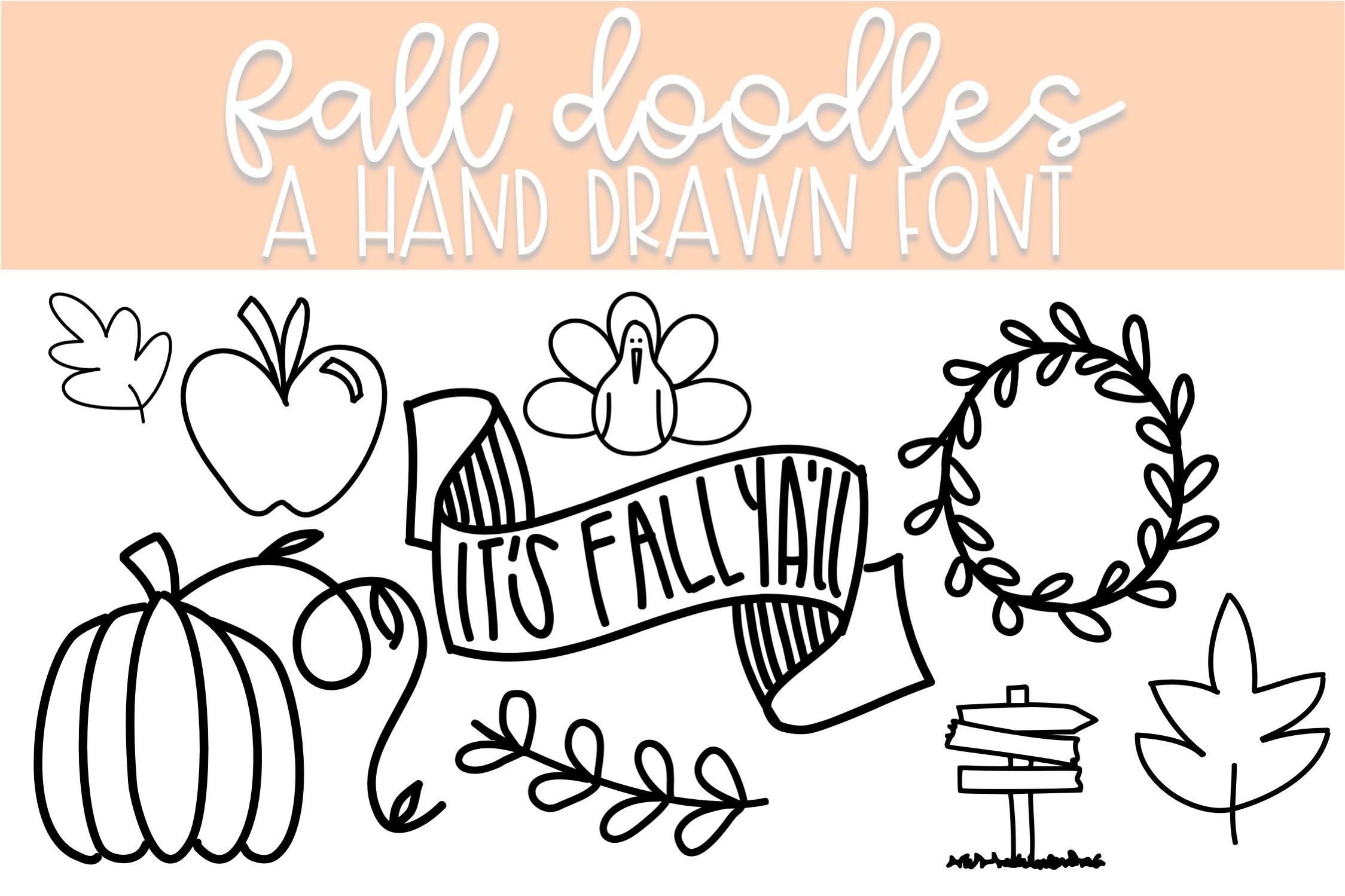 Fall Doodles Font