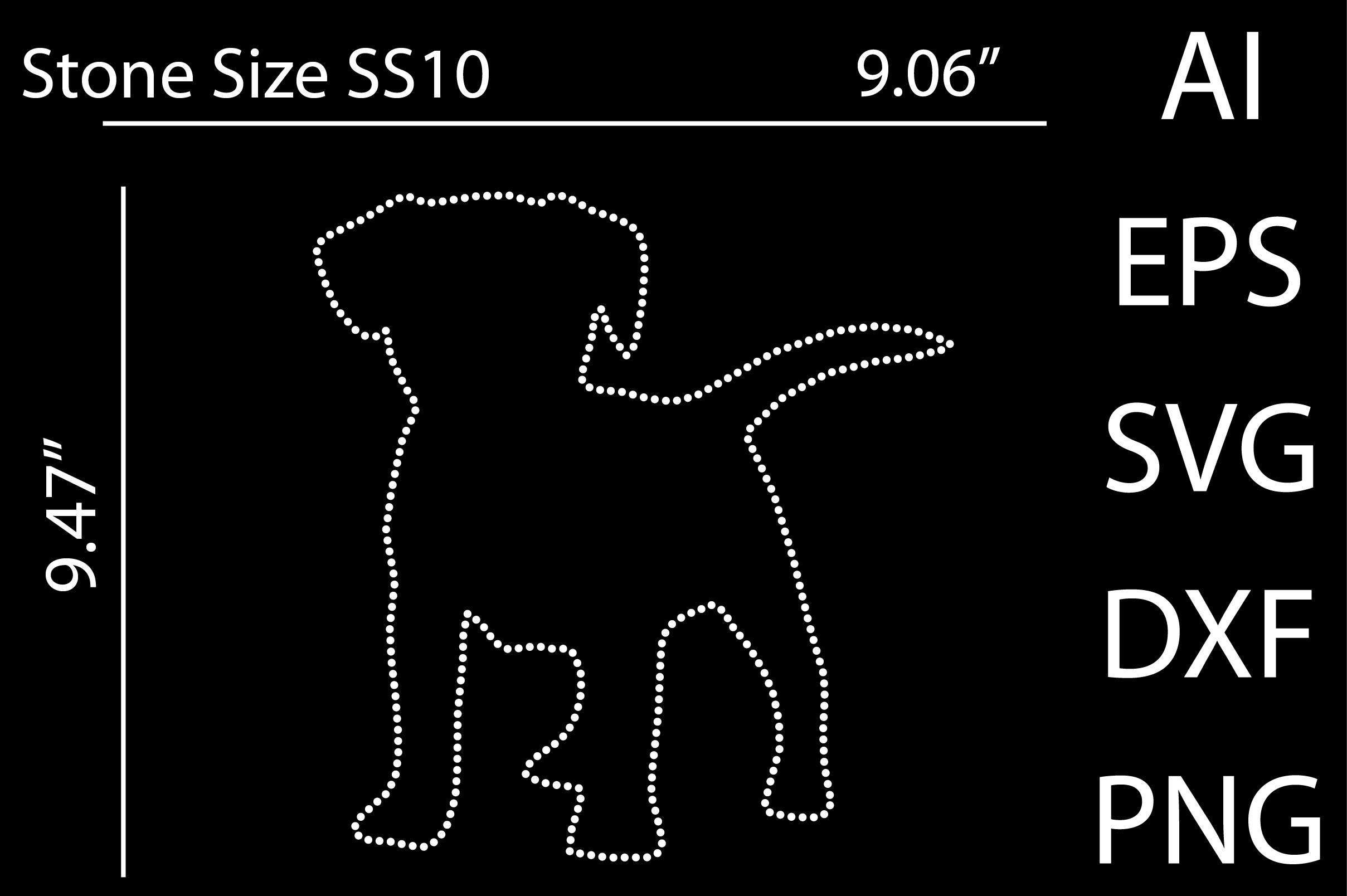 Dog Rhinestone