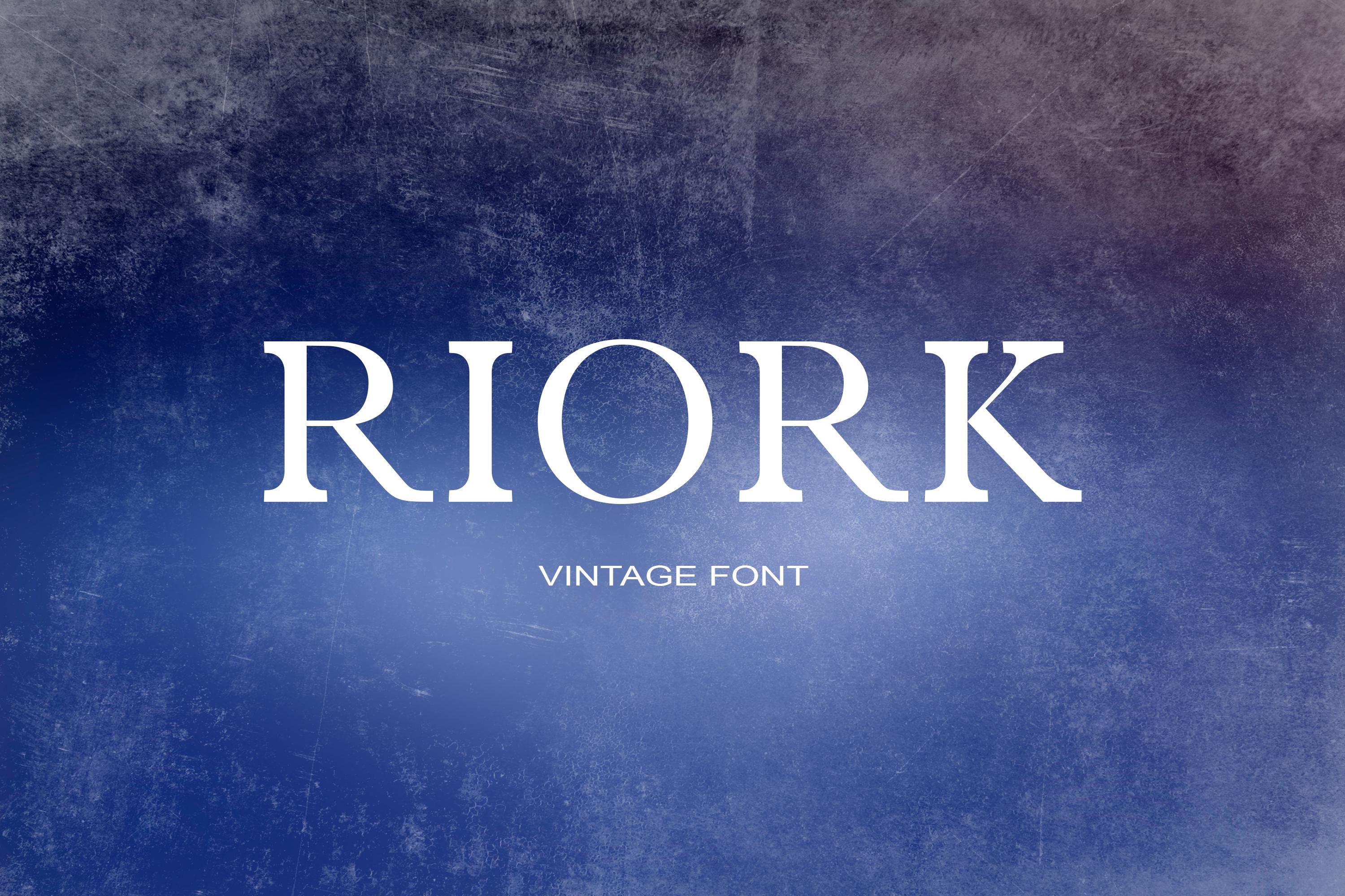 Riork Font