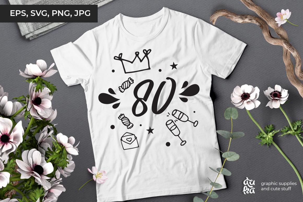 80 | Birthday SVG